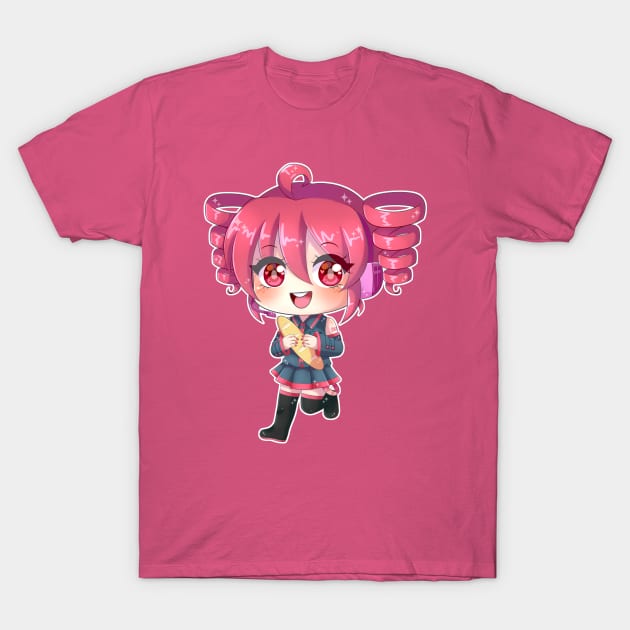 UTAULOID Kasane Teto chibi T-Shirt by Nadi-chan16